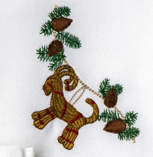 6 Juleservietter i stof