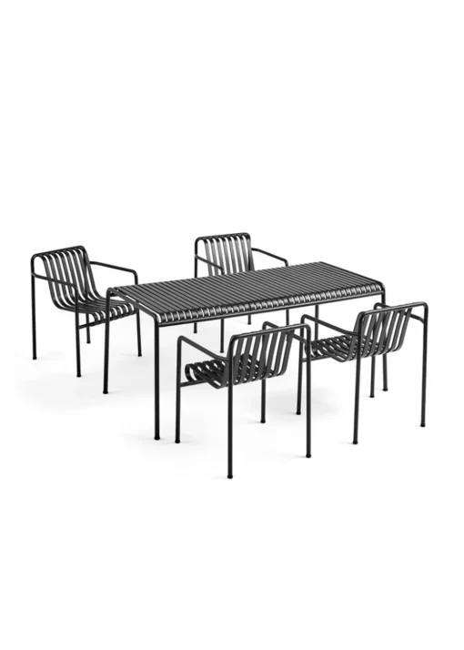 1 Palissade Bord og 4 Palissade Dining Armchair