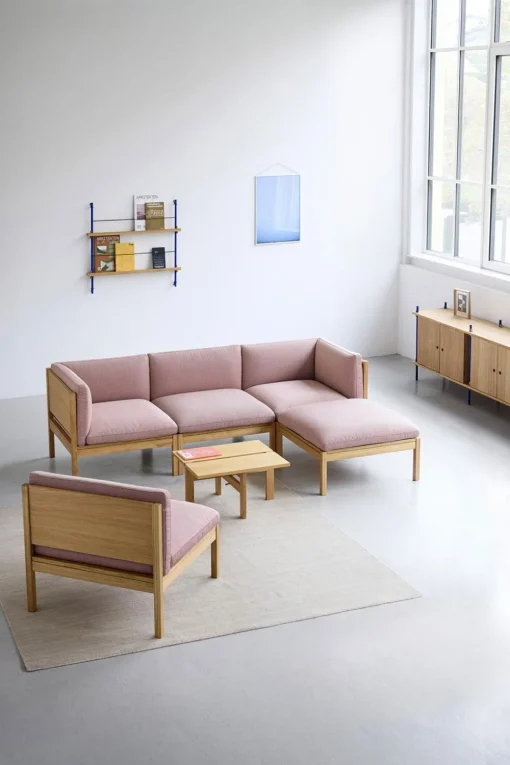 2 Seater Sofa with Sides + 1 Side Table - ​​The MOEBE Modular Sofa