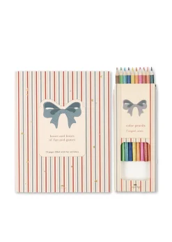 Activity Book With Color Pencils