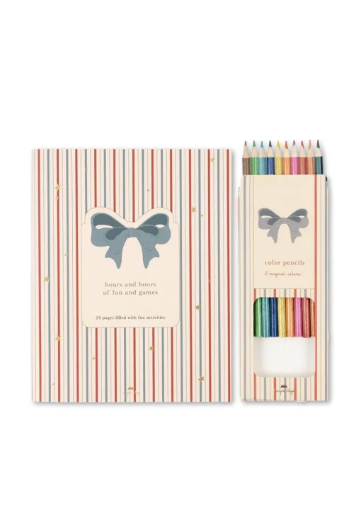 Activity Book With Color Pencils