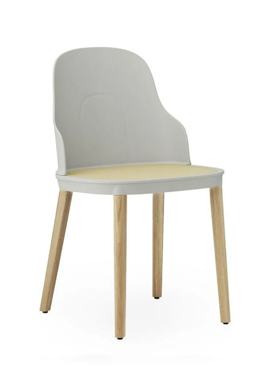 Allez chair in oak - molded wicker