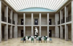 Allez chair in oak - molded wicker