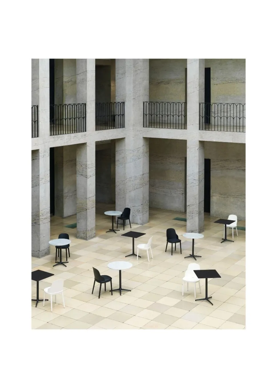 Allez Table 4L Ø70 - Marble