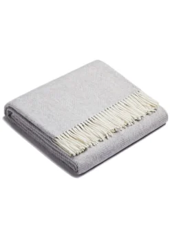 Alpaca Herringbone Throw