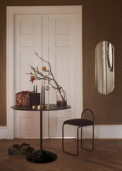 ANGUI oval mirror