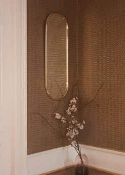 ANGUI oval mirror