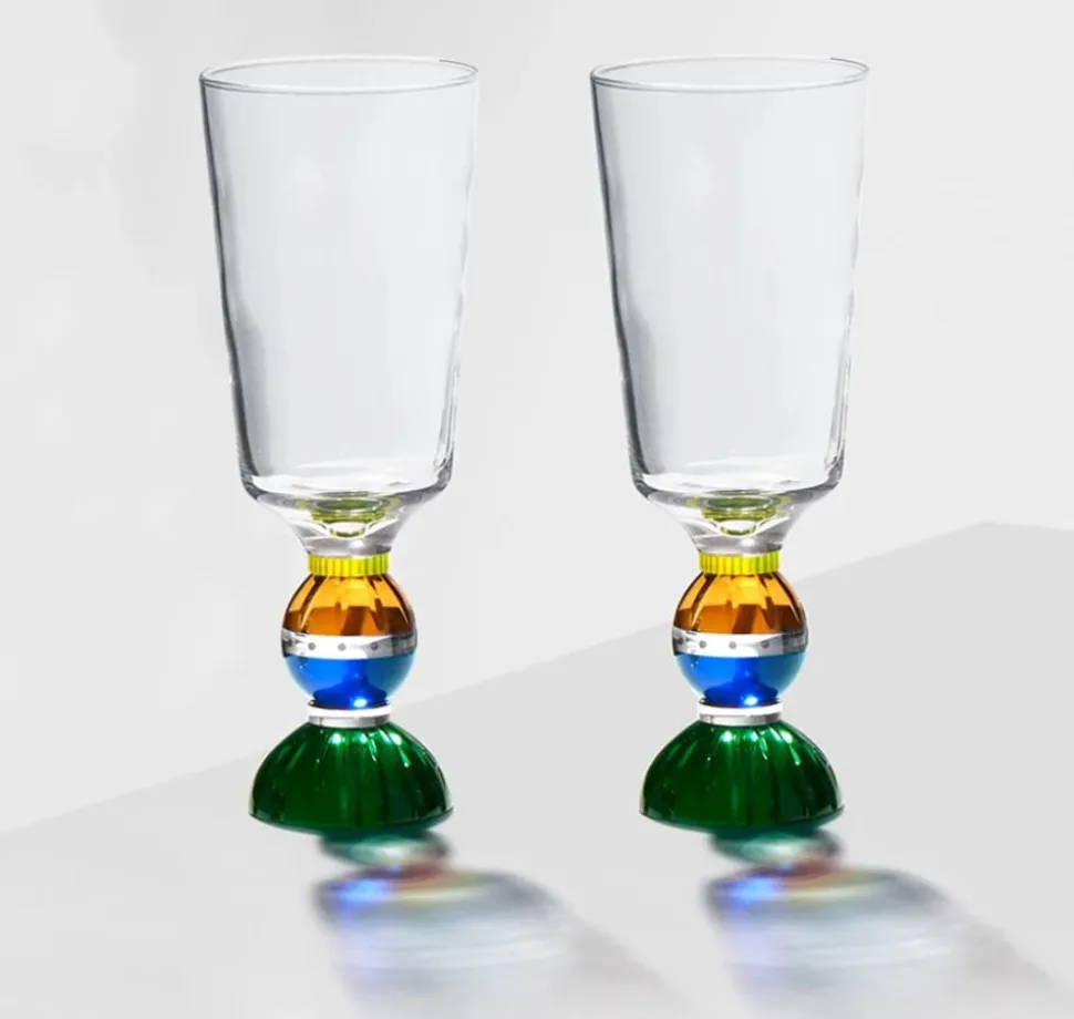 Ascot Tall Crystal Glass - 2 pcs