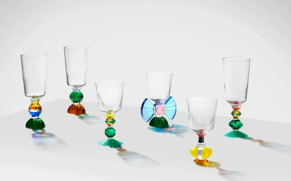 Ascot Tall Crystal Glass - 2 pcs