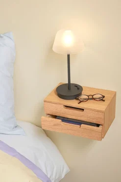 AtHand Wall Shelf/Bedside Table Natural