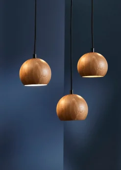 Ball Wood Pendant