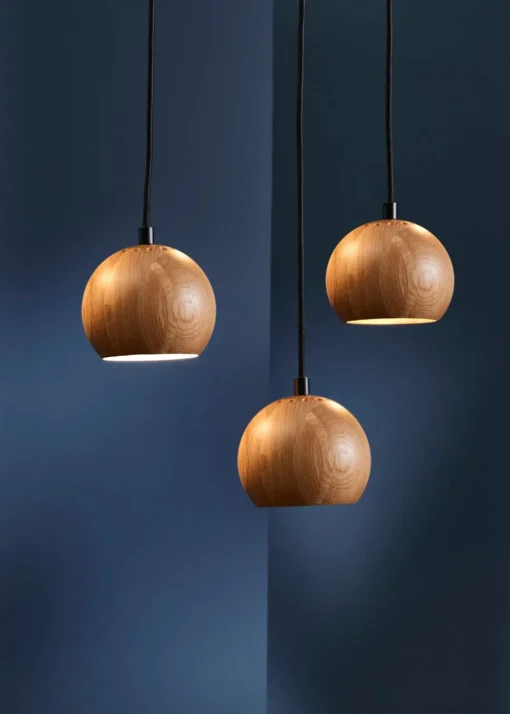 Ball Wood Pendant