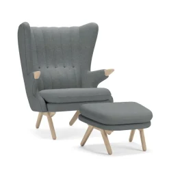 Bamse Armchair w. Footrest / By Svend Skipper