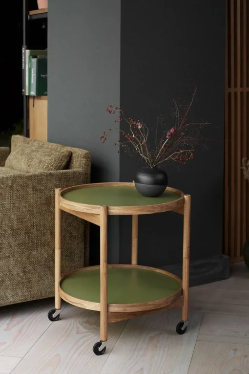 Bølling Tray Table 60 / Black Stained Beech