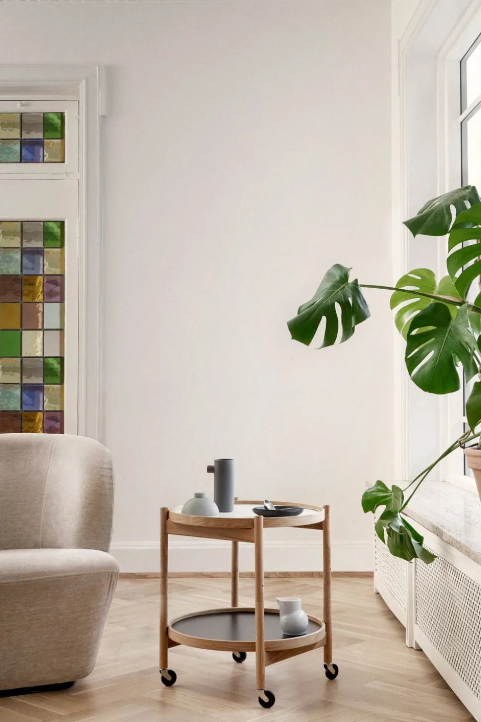 Bølling Tray Table 60 / Fumed Oak