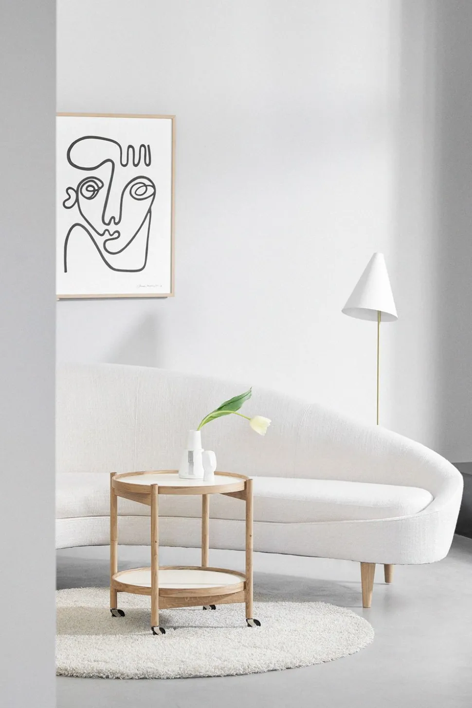 Bølling Tray Table 50 / Fumed Oak