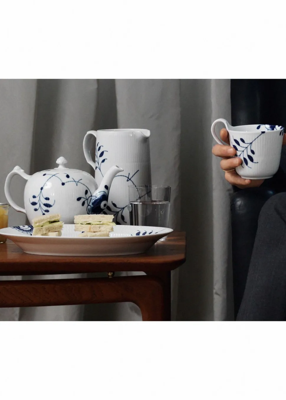 Blue Fluted Mega / Decoration 6 - Plates