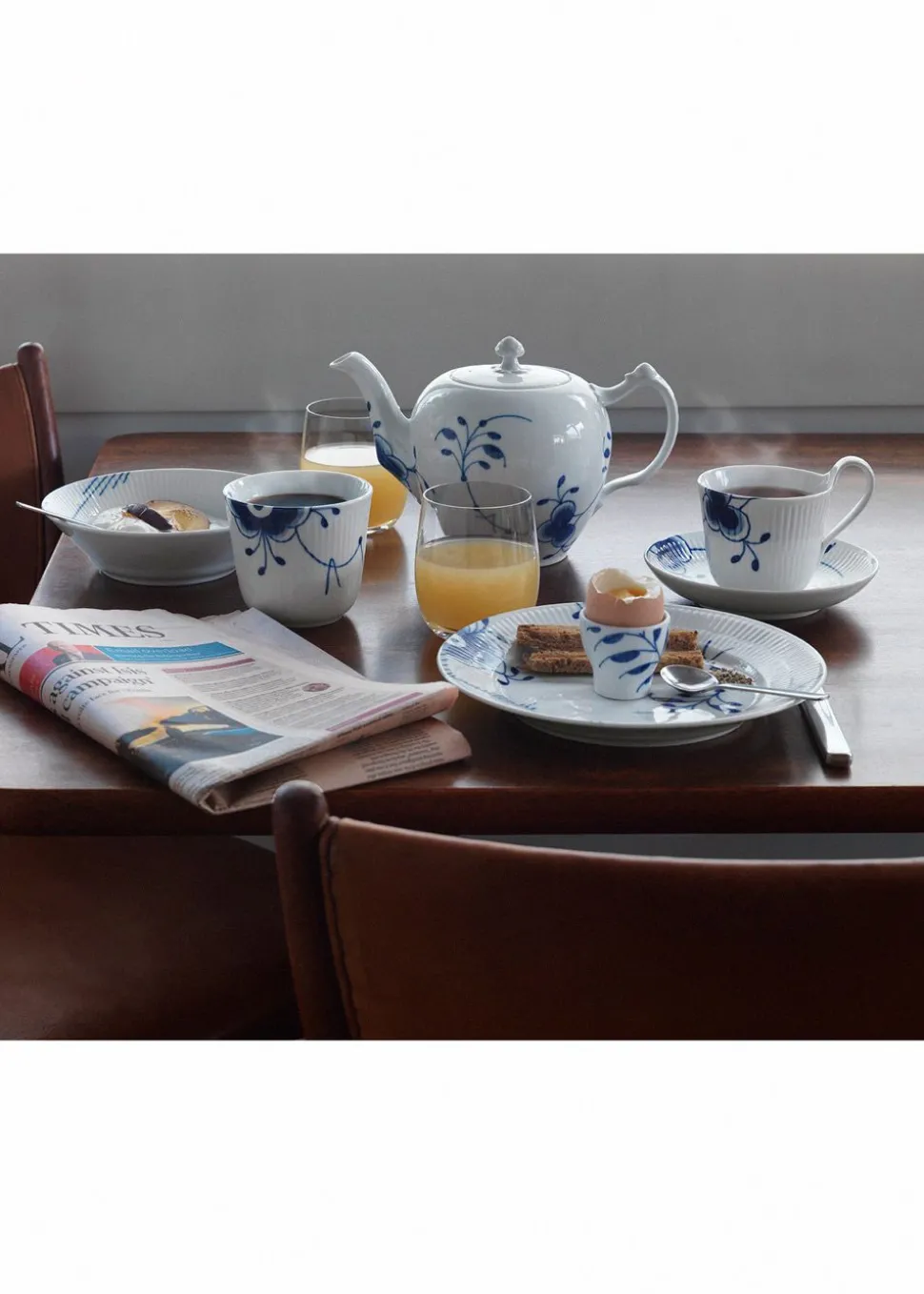 Blue Fluted Mega / Decoration 6 - Plates