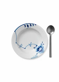 Blue Fluted Mega - Deep Plates