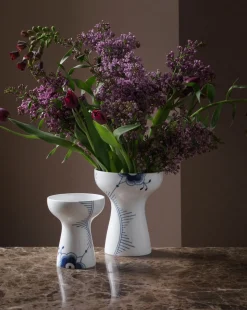Blue Fluted Mega - Modern Vase