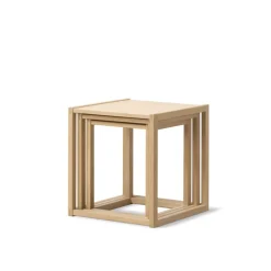 BM375 Nesting Tables / By Børge Mogensen