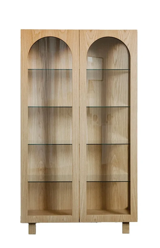 Bow Glass Cabinet