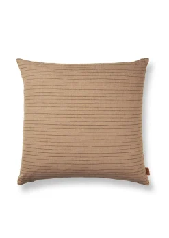 Brown Cotton Cushion Cover