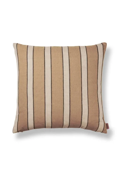 Brown Cotton Cushion Cover