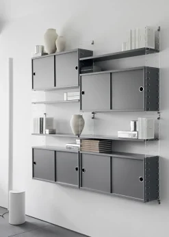 Cabinet w/ Sliding Doors