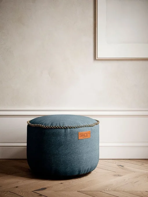 Canvas Pouf