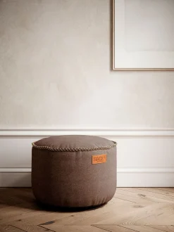 Canvas Pouf