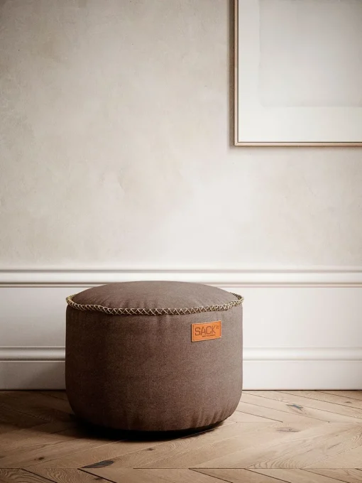 Canvas Pouf
