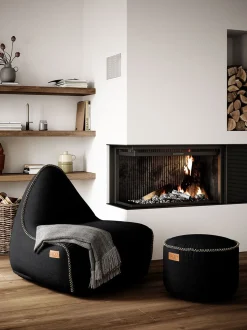 Canvas Pouf