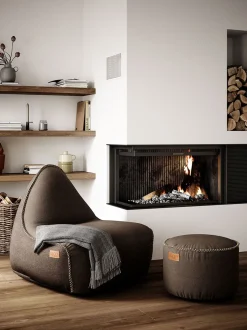 Canvas Pouf