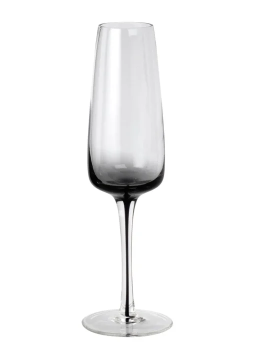 Champagne glass - Amber / Smoke