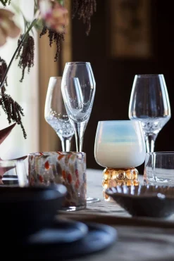 Champagne Glass Bubbles