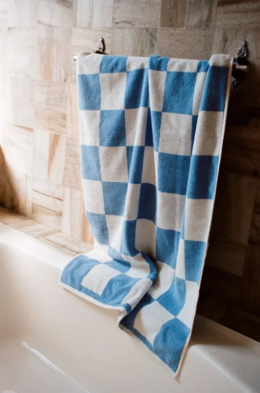 Check Bath Towel