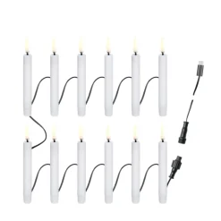 CHRISTMAS STRING, 12 CANDLES, USB-C
