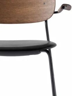 Co Chair w. Armrest / Black Base