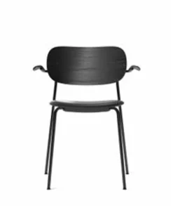 Co Chair w. Armrest / Black Base