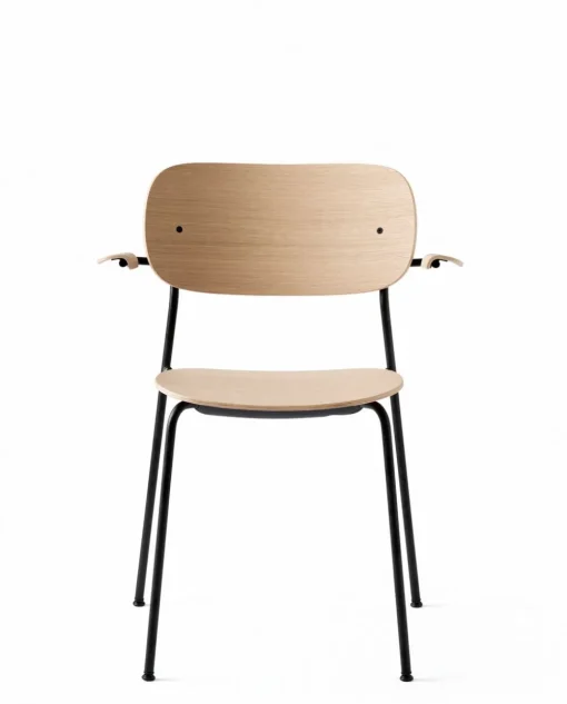 Co Chair w. Armrest / Black Base