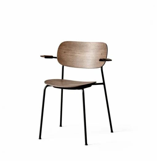 Co Chair w. Armrest / Black Base