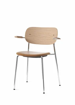 Co Chair w. Armrest / Chrome Base