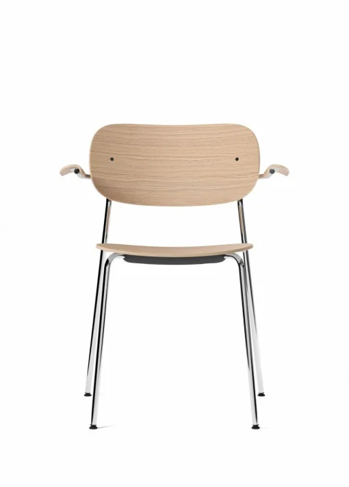 Co Chair w. Armrest / Chrome Base