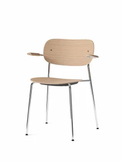 Co Chair w. Armrest / Chrome Base