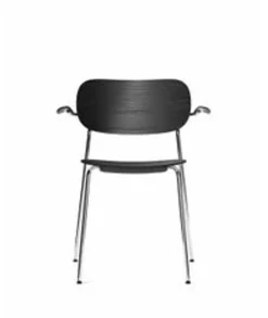 Co Chair w. Armrest / Chrome Base
