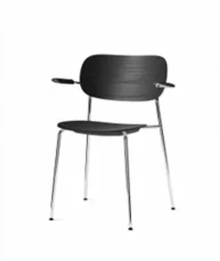 Co Chair w. Armrest / Chrome Base