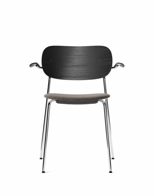 Co Chair w. Armrest / Chrome Base