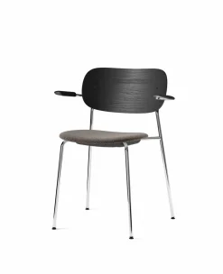 Co Chair w. Armrest / Chrome Base