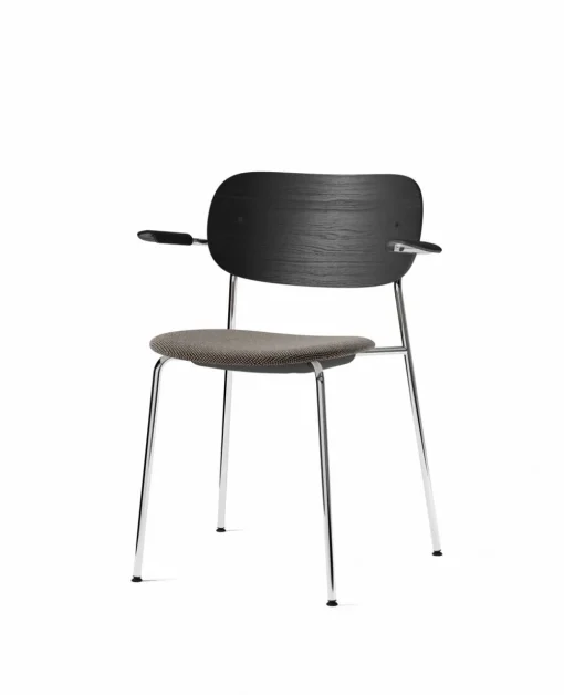 Co Chair w. Armrest / Chrome Base